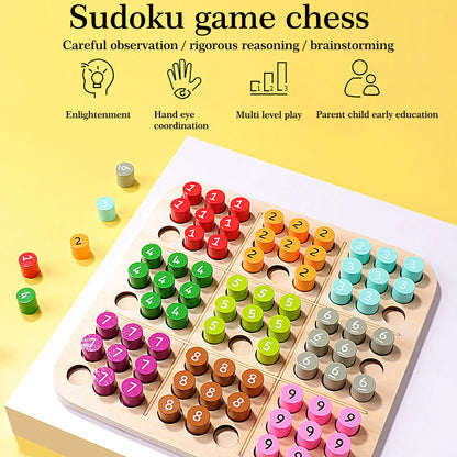 Woods™ - Urenlang speelplezier! - Houten 3D-sudoku