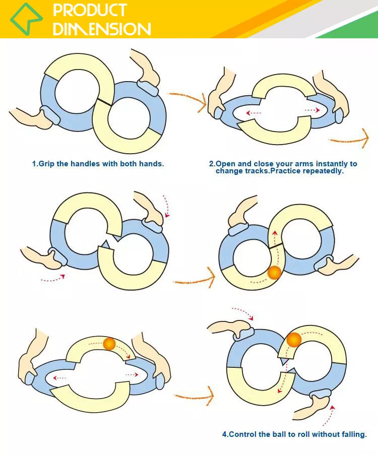 BallTrack™ - Train balans en bewegingsdynamiek - Balspelletje