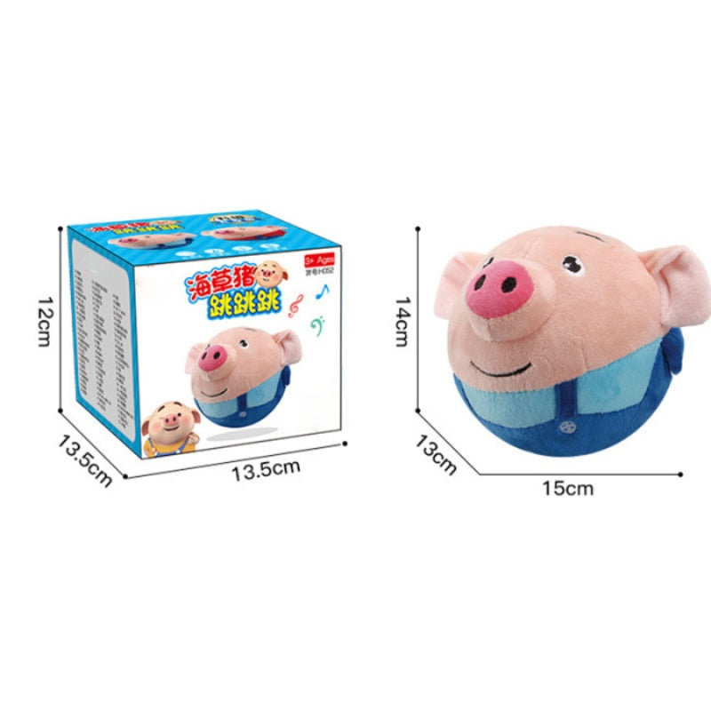 Springende Piggy Ball™ | Goed voor de beweging - Interactieve Speelgoedbal
