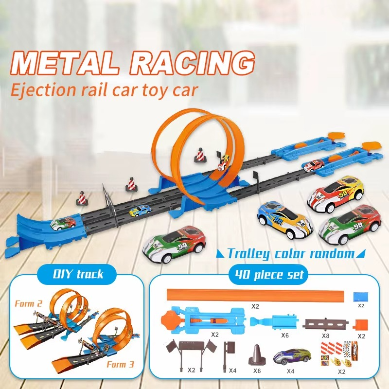 Double Race Track™ - Creatief &amp; Leuk - Looping Racebaan 