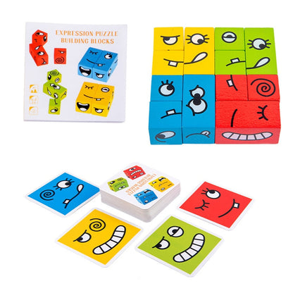 Bos™ | Denktraining voor kinderen - Expressie blokpuzzel