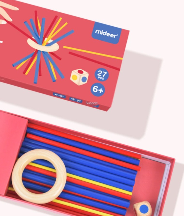 Woods™ - Houd de balans in het spel! - Mikado-spel