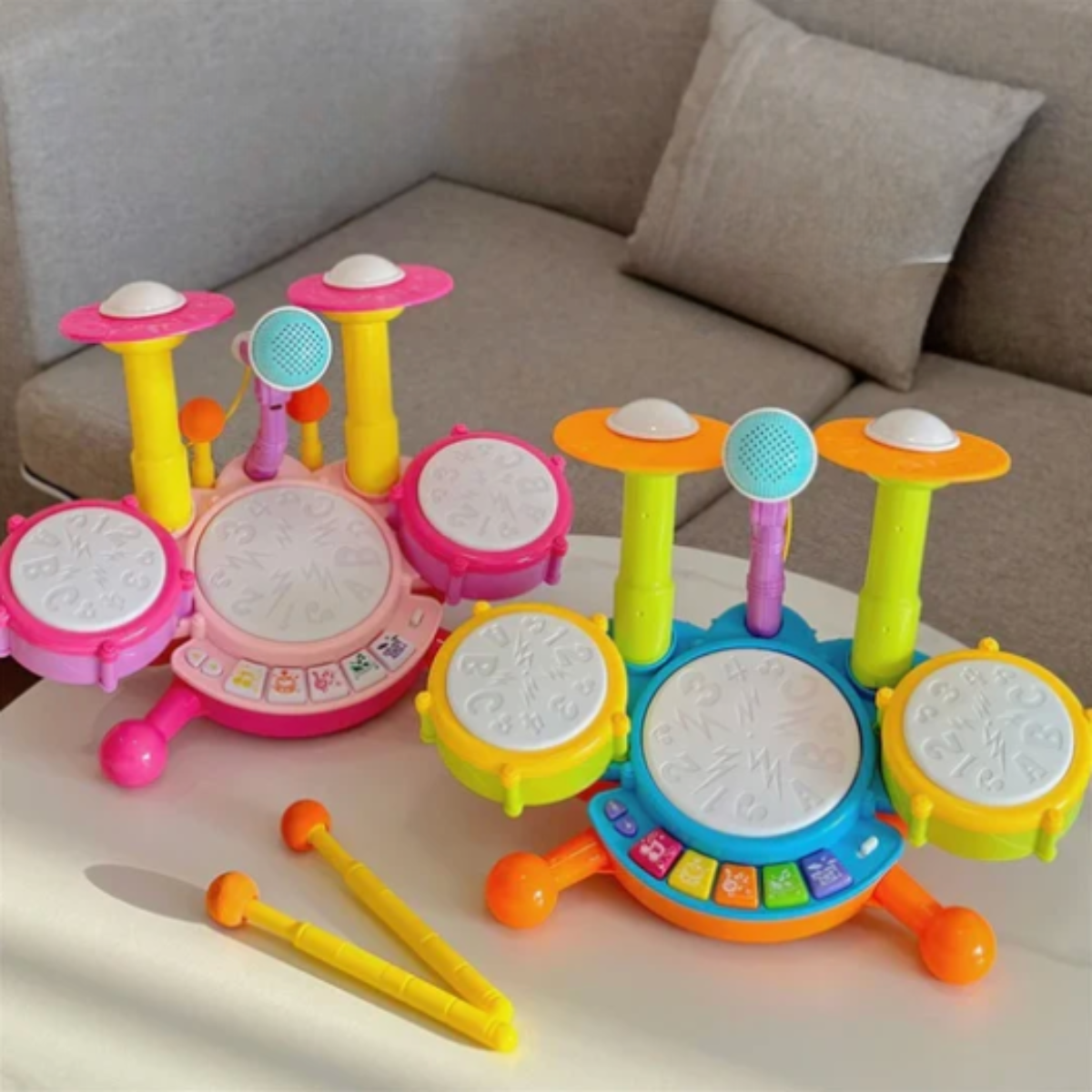 Kids Drumset™ - Kleintjes aan de Slag - Speelgoed Drumset 