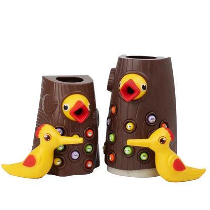 Magnetic Woodpecker Game™ - Trein de fijne motoriek - Wormen magneetspel 