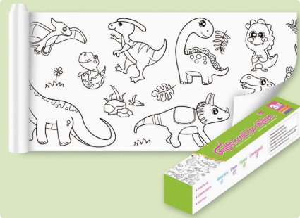ColoringPaper™ - Laat de creativiteit in je kleine los! - XXL Kleurplaat
