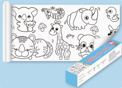 ColoringPaper™ - Laat de creativiteit in je kleine los! - XXL Kleurplaat