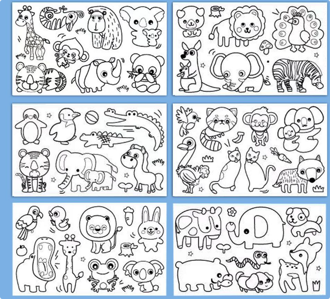 ColoringPaper™ - Laat de creativiteit in je kleine los! - XXL Kleurplaat