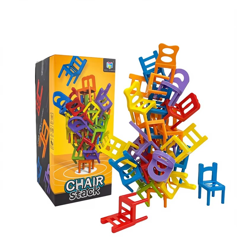 Chair Stack™ - Interactief &amp; Stimuleer creativiteit - Stapel Stoelen Spel 