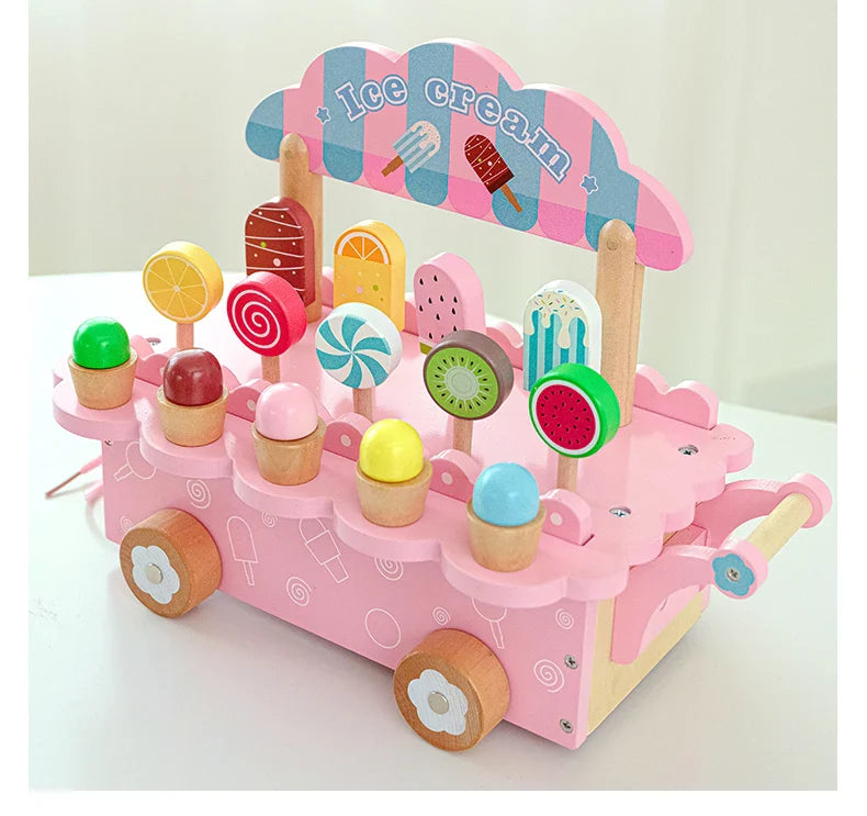 Wooden Gelato™ – IJskoude Fantasie – Rollenspel Ijswagen 