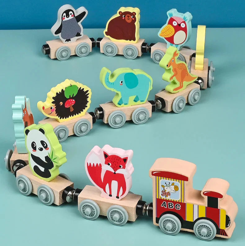 Tiny Express™ – Kleuren &amp; Vormen - Houten Treinspeelgoed 