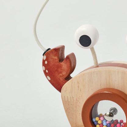 Crab Pull Toy™ – Spelen &amp; Leren – Houten Krab 