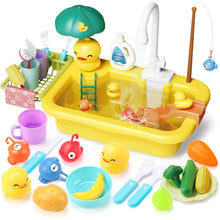 Kinderkeuken – Waterpret &amp; Leren – 2-in-1 Speelgootsteen