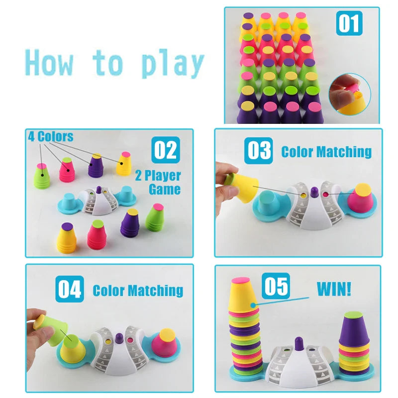 Speed Stacker™ - Race naar de Top - Stapelspel 