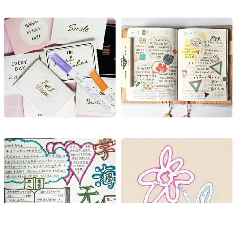 FluoroSketch Markers™ - Gloedvolle Creativiteit - Kleurrijke Stiften 