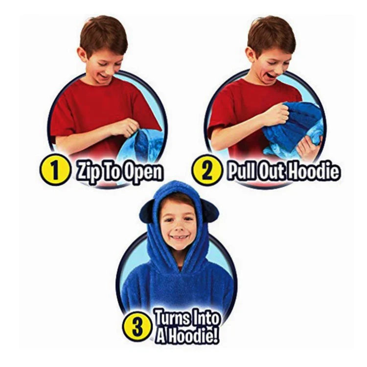 KnuffelHoodie™ - Hoodie en knuffel in een! - Warm en multifunctioneel