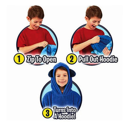KnuffelHoodie™ - Hoodie en knuffel in een! - Warm en multifunctioneel