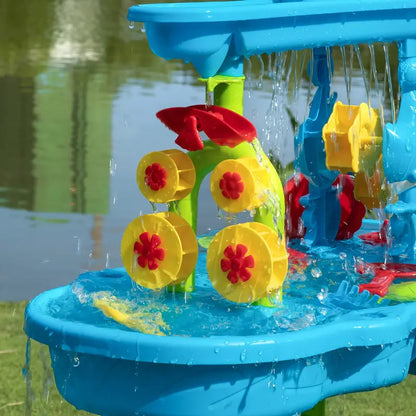 AquaPlay – Zomerplezier &amp; Ontdekken – 3-laags Zand- en Waterspeeltafel