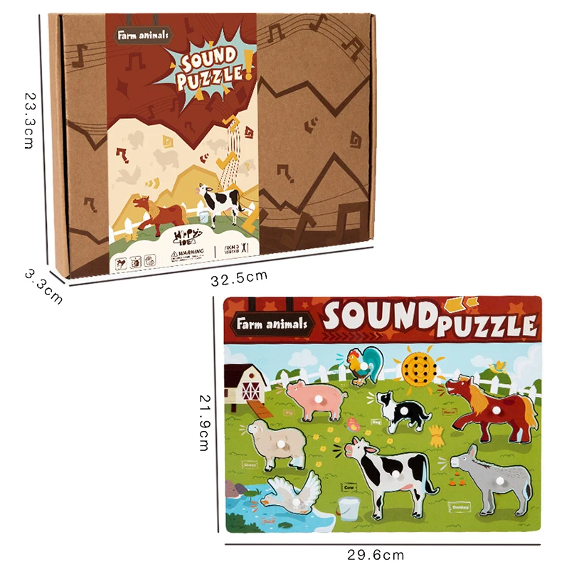 Sound Matching Game™ – Hoor &amp; Ontdek – Educatieve puzzel 