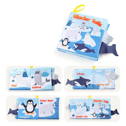 Soft Tail Book™ – Zachte Staartpret – Sensorisch Dieren Babyboekje 