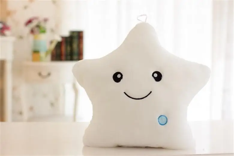 Glow Star Pillow™ – Sterrenpret in bed – Lichtgevend Knuffelkussen 