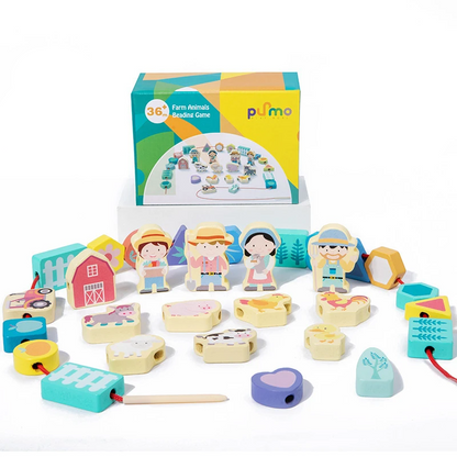 Lace &amp; Thread™ – Stapel &amp; Rijg Spel – Kralen Rijgen 