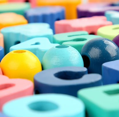 Woods™ - Verbeter de handvaardigheid - Educatieve rijg kralen