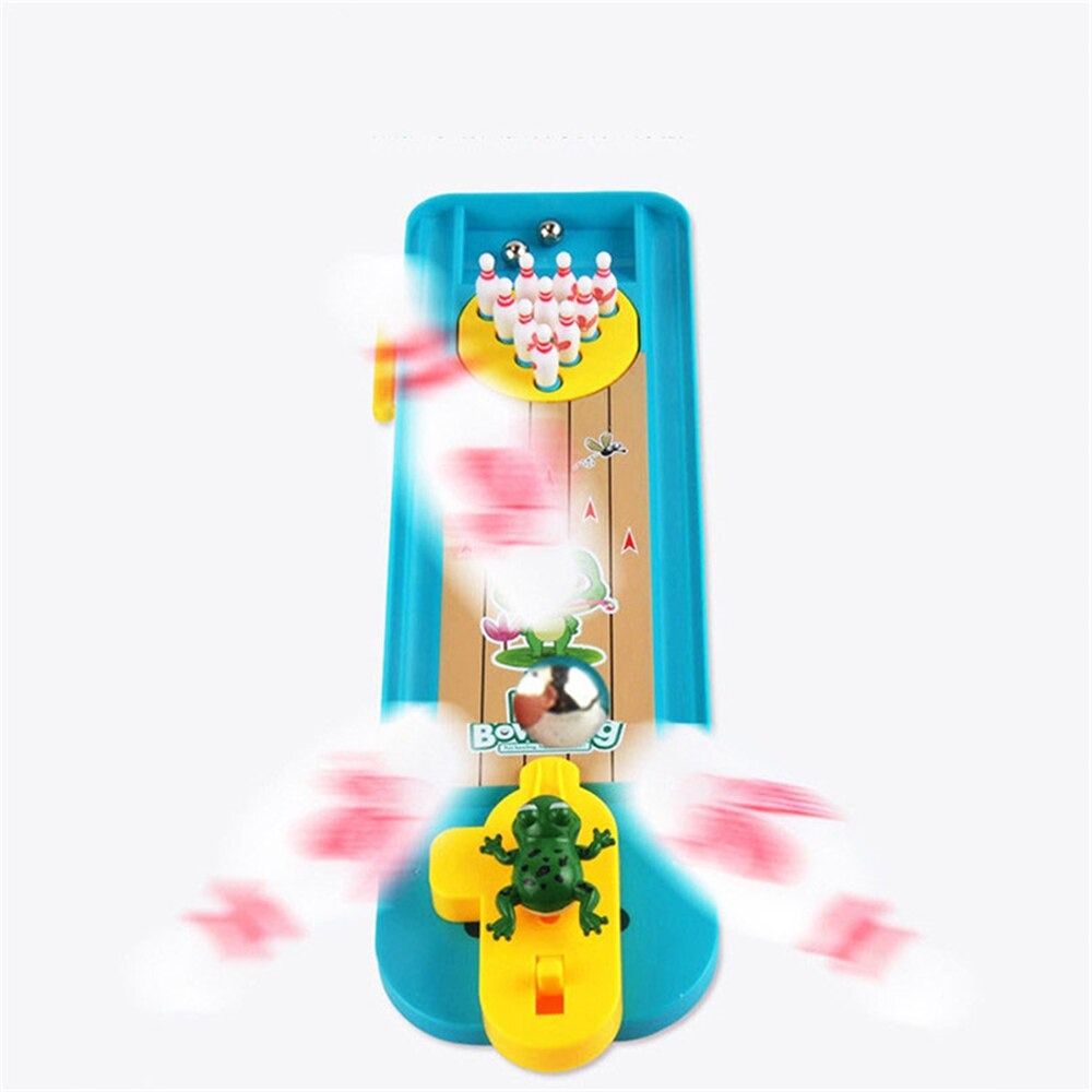 Frog Bowling™ - Bevordert de motoriek - Mini Kikker Bowlingbaan