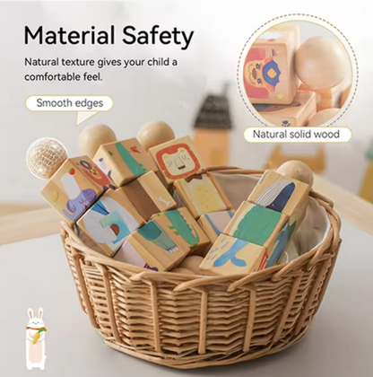 Woods™ - Draai &amp; Leer - Roterende Peuterpuzzel