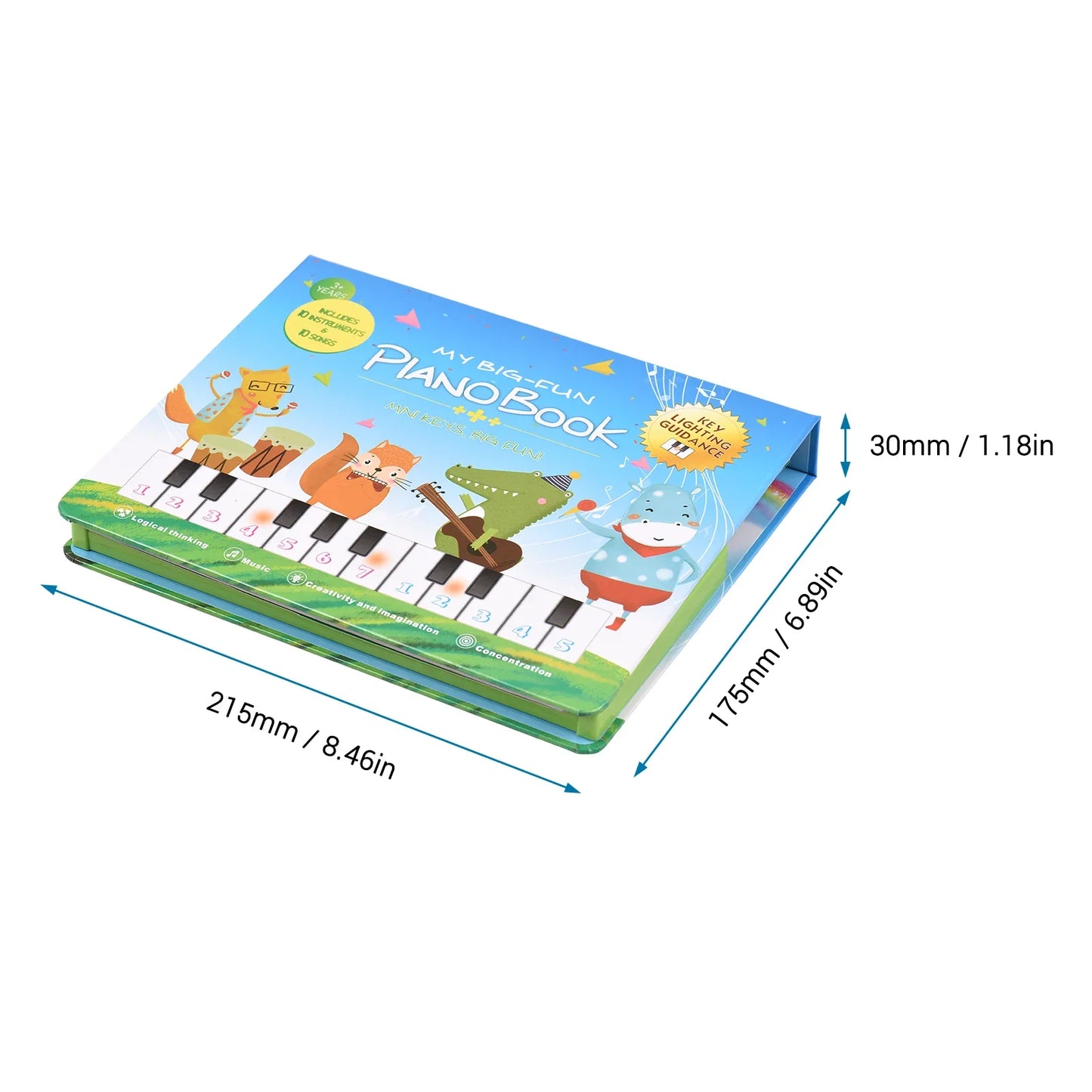 Piano Book™ - Toetsjesmagie - Kinder Pianoboek 