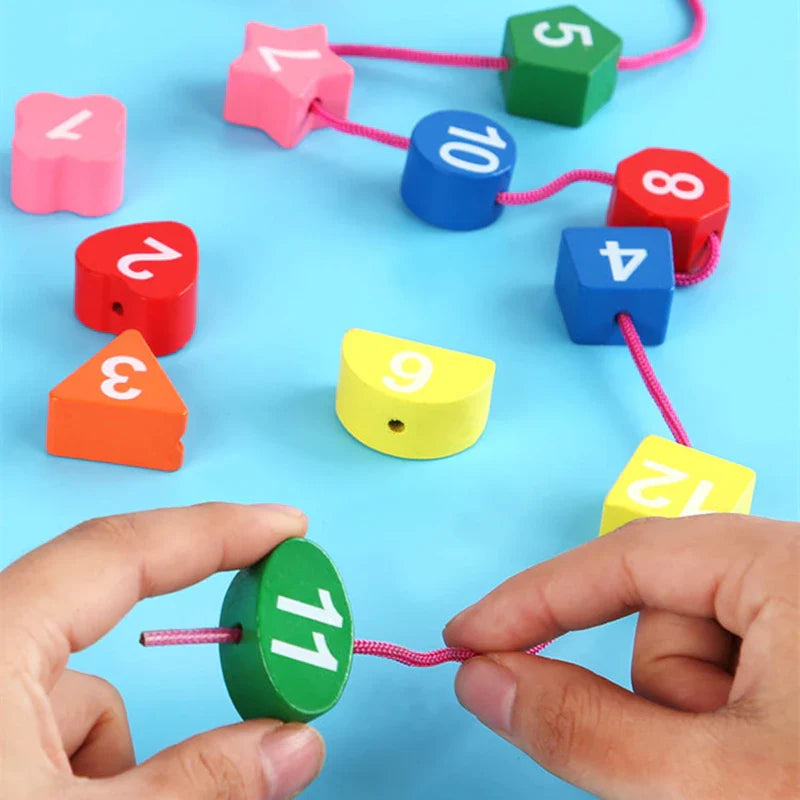 Leerklok™ - Speel &amp; Leer Klokkijken - Houten Klok 