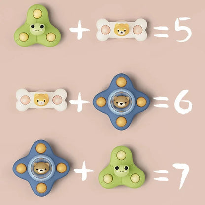 Bath Spinner Toys™ - Leerzaam &amp; Leuk - Fidget Babybad Speeltjes 