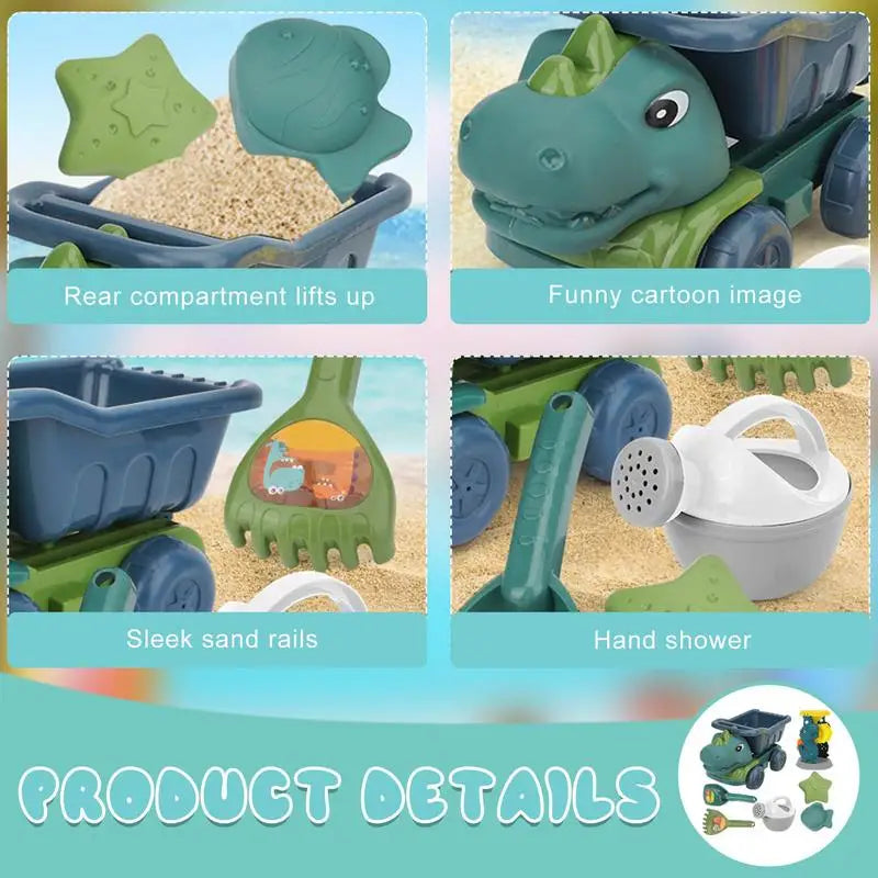 Beach Dino Set™ – Bouw je Kasteel – Dinotruck Strand 