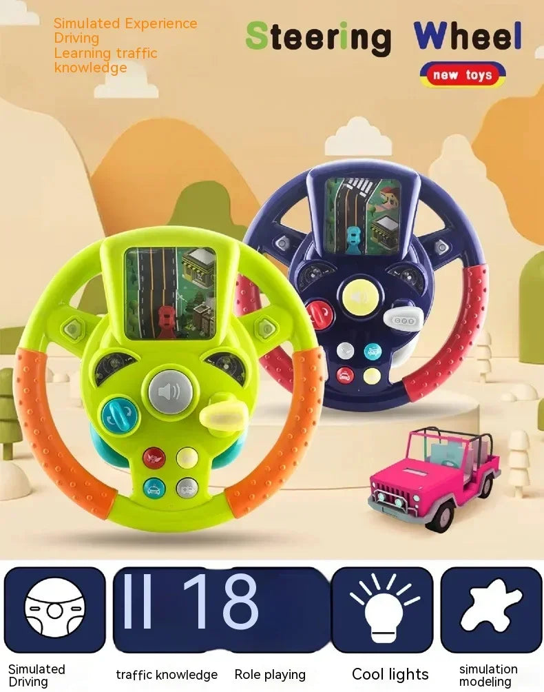 Toy Steering Wheel™ - Mini-Stuurtjes, Maxi-Plezier - Speelgoed Stuurwiel 