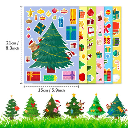 Xmas Tree Stickers™ - Bouw je eigen kerstwonder - DIY-stickers 