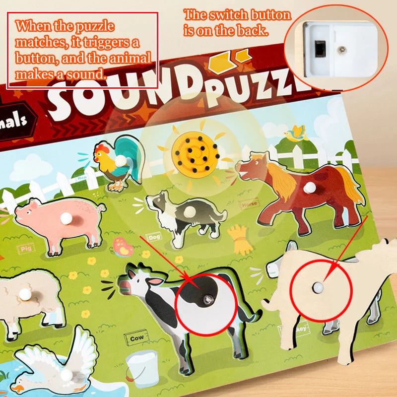 Sound Matching Game™ – Hoor &amp; Ontdek – Educatieve puzzel 