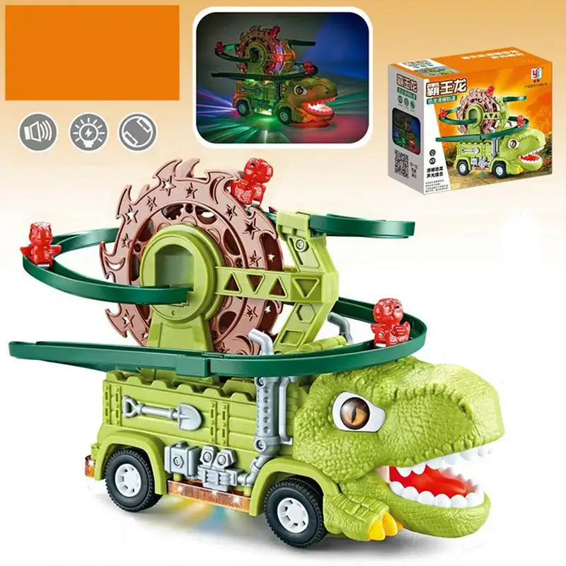 Dino Slide Truck™ - klimmen en racen met dino's! - Dinosaurus-vrachtwagen 