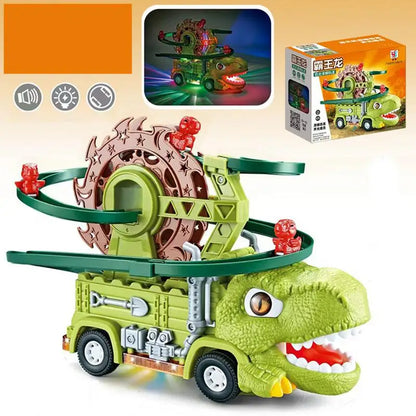 Dino Slide Truck™ - klimmen en racen met dino's! - Dinosaurus-vrachtwagen 