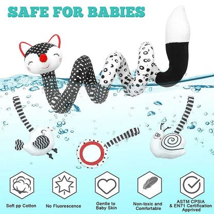 Baby Spiral Toy™ - Autostoel &amp; Kinderwagen Speelgoed 