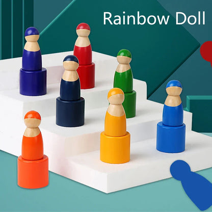 Rainbow Puzzle™ – Kleurrijk &amp; Creatief – Houten Sorteerspeelgoed 