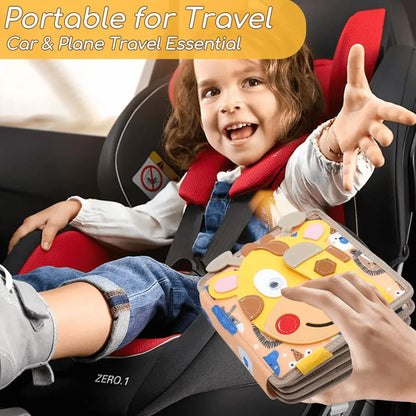 Sensory Toddler Book™ – Voel &amp; Ontdek – Viltboek Dieren