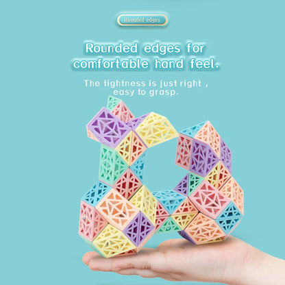 Snake Cube Set™ - Bouw, Draai &amp; Ontdek - Bouwblokkenset 