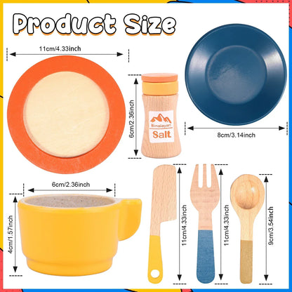 Woods™ - Creatief &amp; Leerzaam - Houten Keuken Speelset Kind 