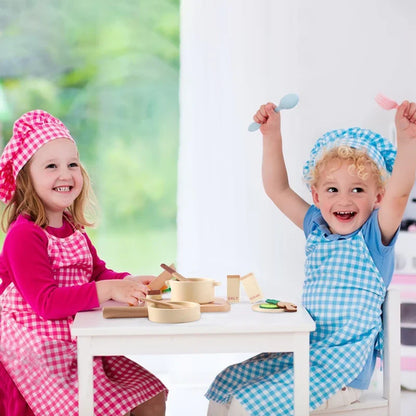 Woods™ - Mini-Chefs Aan Zet - Houten Speelkeukenset 