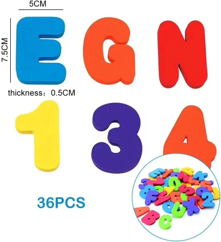 Kleurrijke Badletters™ - Leerzaam &amp; Leuk - Kleurrijke Badletters 