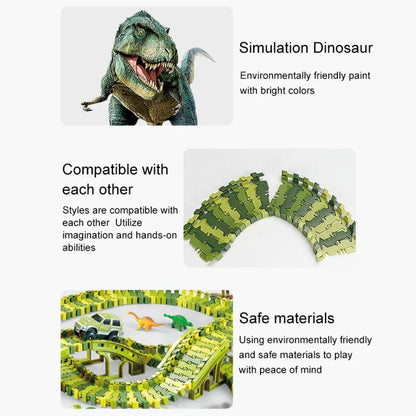 DinoRail™ - Dino Race Avontuur - Racebaan 