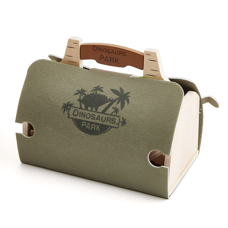 Woods™ - Prehistorische Plezier - Houten Dinoparkset 