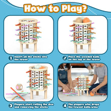 Balance Tower™ – Stapel &amp; Tel – Houten Denkspel 