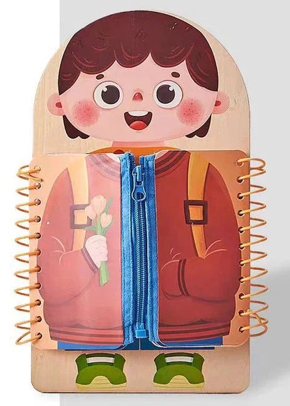 Little Helper™ - Knoop &amp; Rits - Activiteitenbord 