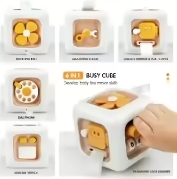 Cube Senses Toy™ - Leerzaam &amp; Leuk - Kubus Zintuigen Speelgoed 