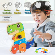 Dino Screwdriver Board™ - Draai &amp; Ontdek - Sensorisch Speelgoed 